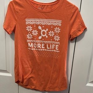 Womens Orangetheory Round Hem More Life Winter Shirt